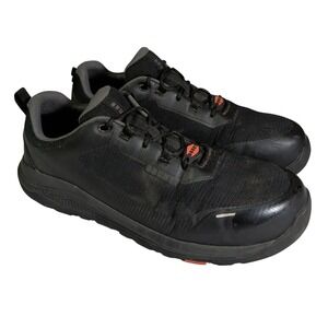 Brunt Rivas Low Comp Toe Work Shoes Mens 12M Black Waterproof Slip Resistant